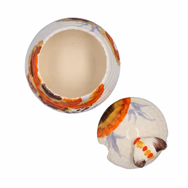 Clarice Cliff Rhodanthe Small Beehive Honey Pot