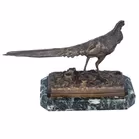 Signed Bronze Pheasant