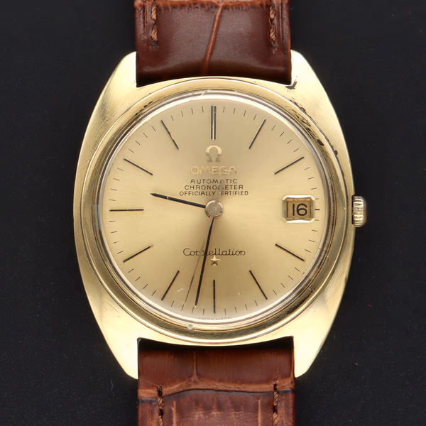 Vintage 18ct Yellow Gold Omega Constellation
