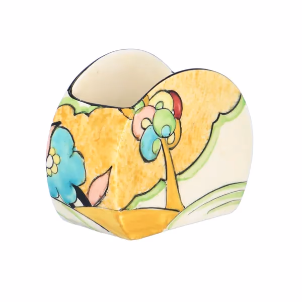 Clarice Cliff Moonlight Bonjour Sugar Pot