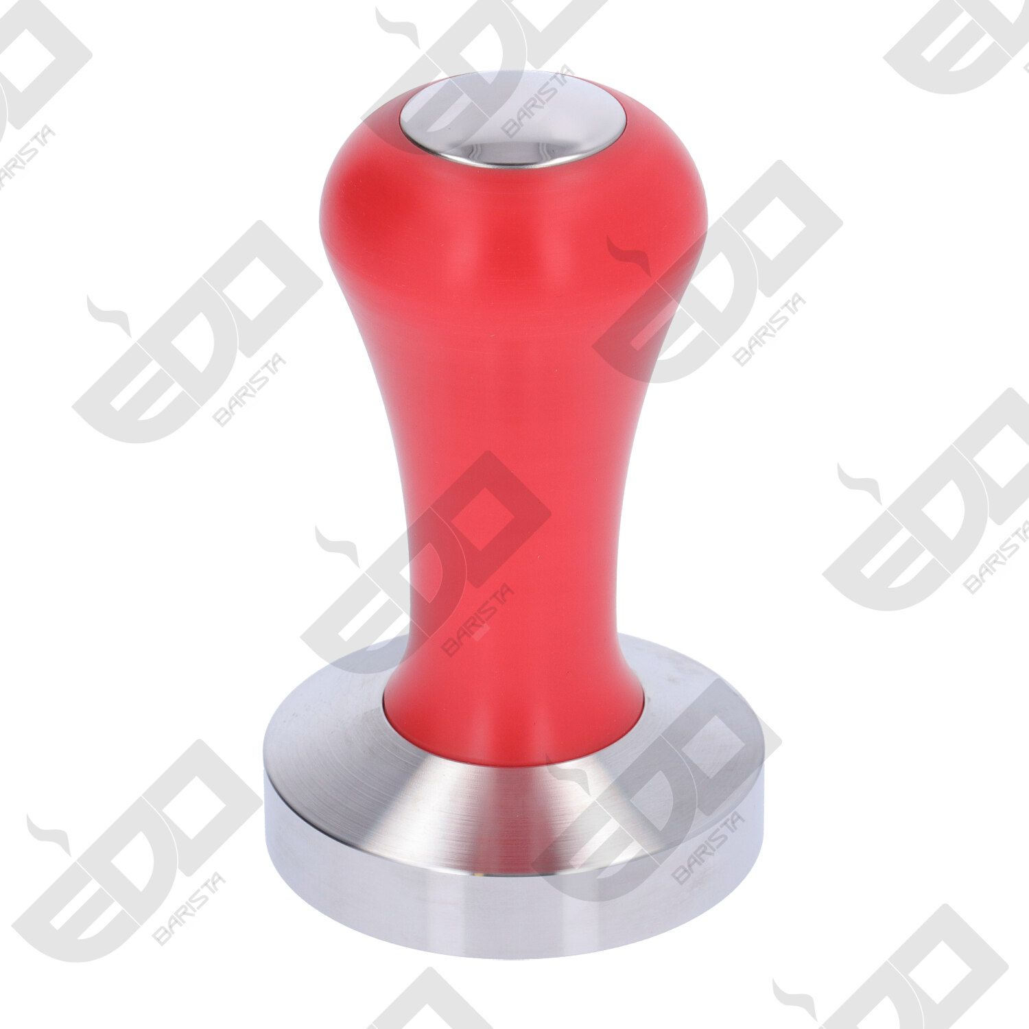 Edo Young Pro 58mm Flat Base Red Coffee Tamper