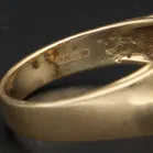 14KT Gold Opal and Diamond Ring