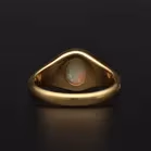 Very Heavy 18ct Gold Opal Ring