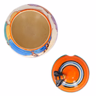 Clarice Cliff Blue Autumn Beehive Honey Pot