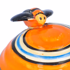 Clarice Cliff Blue Autumn Beehive Honey Pot