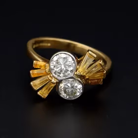 18ct Yellow Gold Diamond Ring