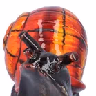 Anita Harris Large Snail Studio Pottery “Flame Shell” Design