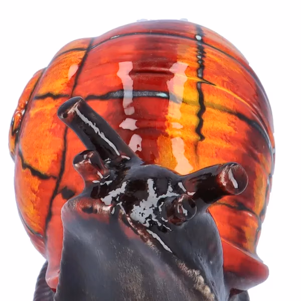Anita Harris Large Snail Studio Pottery “Flame Shell” Design