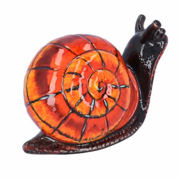 Anita Harris Large Snail Studio Pottery “Flame Shell” Design
