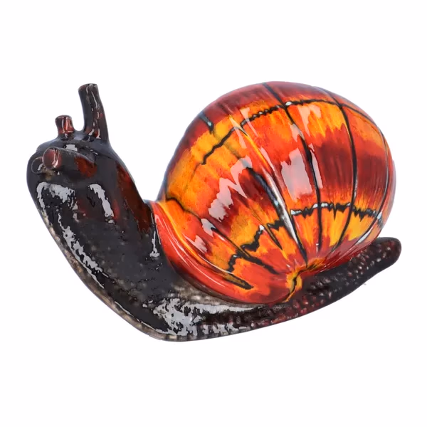Anita Harris Large Snail Studio Pottery “Flame Shell” Design