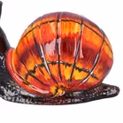 Anita Harris Large Snail Studio Pottery “Flame Shell” Design