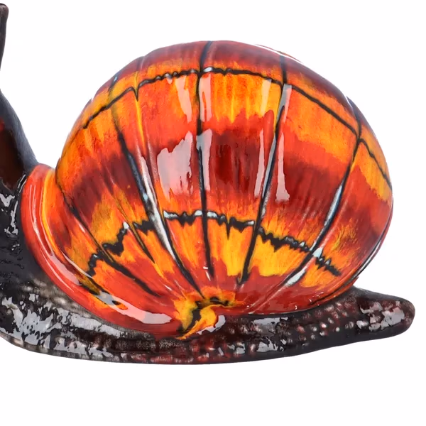 Anita Harris Large Snail Studio Pottery “Flame Shell” Design