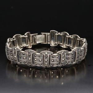 Vintage Silver Marcasite Bracelet