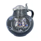 Westerwald Modernist Salt Glazed Jug by Wim Mühlendyck