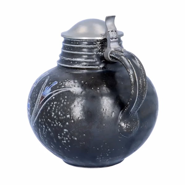 Westerwald Modernist Salt Glazed Jug by Wim Mühlendyck