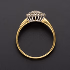 Vintage 18ct Yellow Gold Diamond Cluster Ring