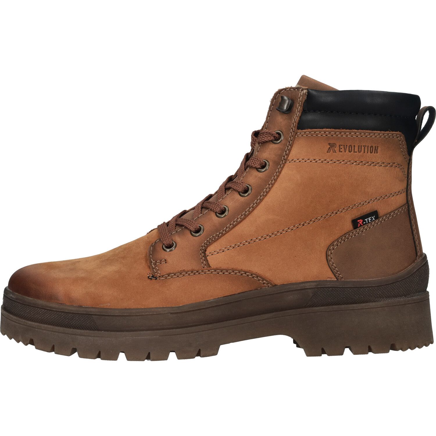 Stoere Tex Revolution veterboot voor heren Rieker , Bruin , Heren