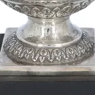 19th Century Indian Silver Rose Bowl