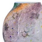 Adam Joblonski Art Glass Vase from his Brutalist Series