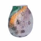 Adam Joblonski Art Glass Vase from his Brutalist Series