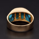 18ct Gold Turquoise Ring