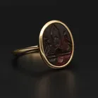 Rare 3rd Century Roman Sardonyx Magic Ring