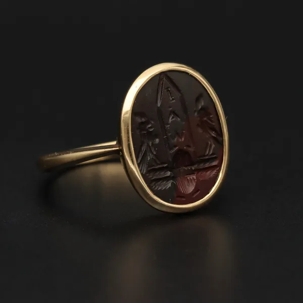 Rare 3rd Century Roman Sardonyx Magic Ring