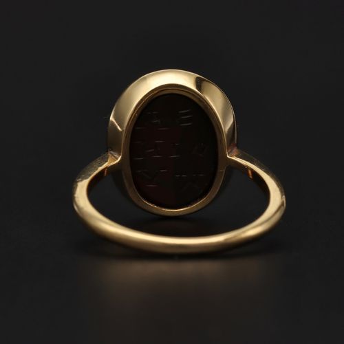 Rare 3rd Century Roman Sardonyx Magic Ring image-5