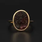 Rare 3rd Century Roman Sardonyx Magic Ring