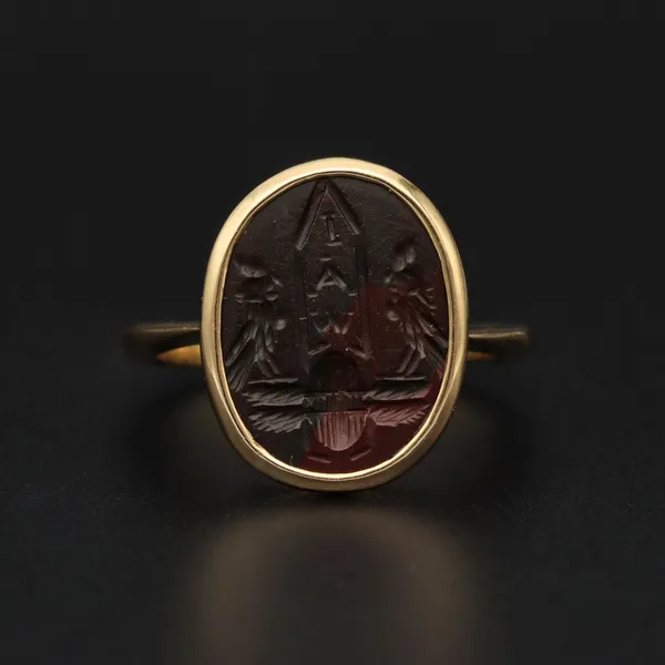 Rare 3rd Century Roman Sardonyx Magic Ring