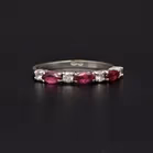 18ct Gold Ruby and Diamond Eternity Ring