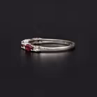 18ct Gold Ruby and Diamond Eternity Ring