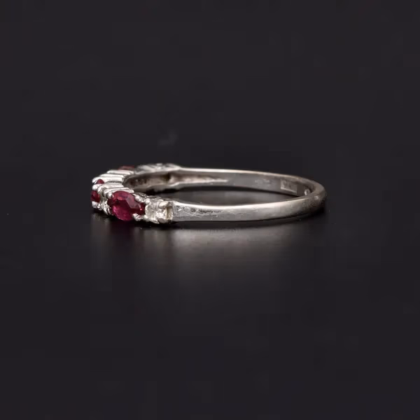 18ct Gold Ruby and Diamond Eternity Ring