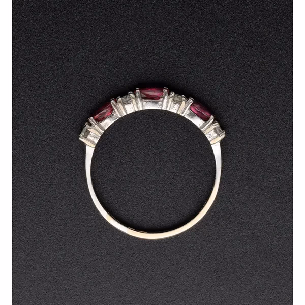 18ct Gold Ruby and Diamond Eternity Ring