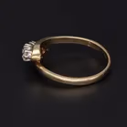 9ct Gold 0.30ct Gold Triple Diamond Ring