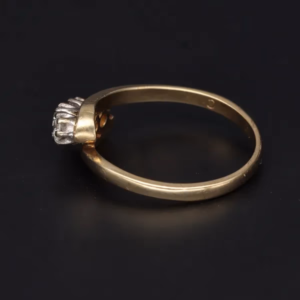 9ct Gold 0.30ct Gold Triple Diamond Ring
