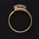 9ct Gold 0.30ct Gold Triple Diamond Ring