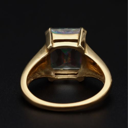 Gold 4.3ct Topaz Ring image-5