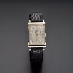 Longines 14ct White Gold Art Deco Watch
