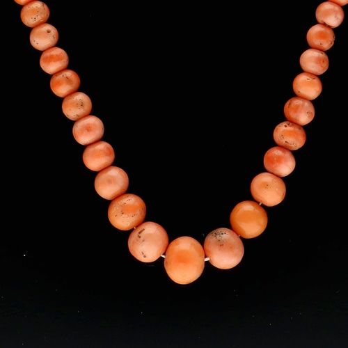 Extra Long Coral Necklace. 120cms image-4