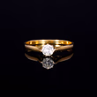 360° view of The Vintage 18ct Gold Brilliant Cut Diamond Solitaire Ring