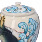 Moorcroft “Seal” Design Lidded Jar