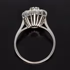 18ct White Gold Diamond Cluster Ring