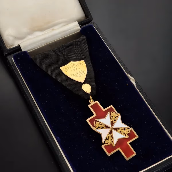 Knights Templar ‘Preceptory of Tayside‘ Jewel