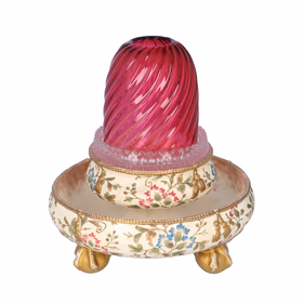 Doulton Lambeth Tapestry Ware Vase for S. Clarke