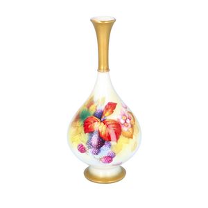 Royal Worcester Fruit and Flowers Vase