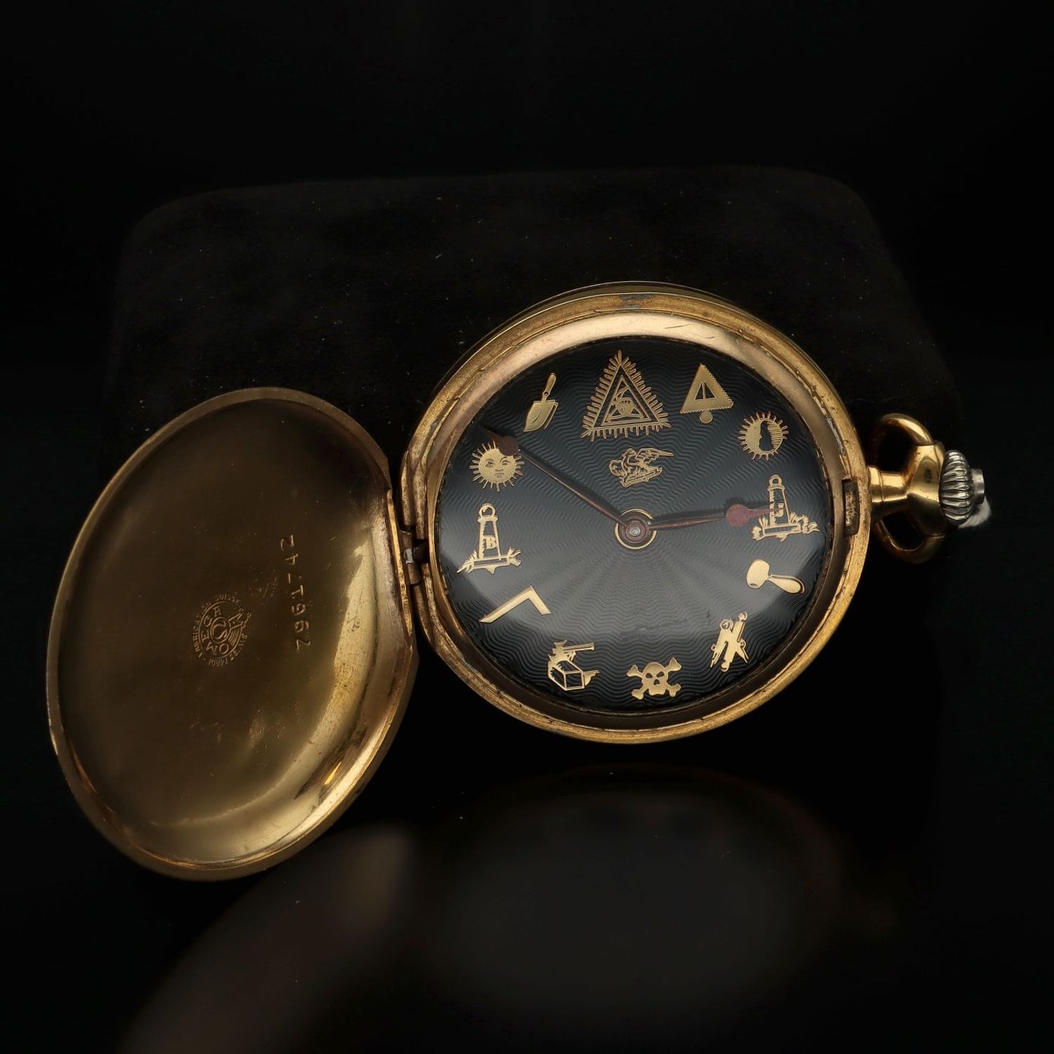 Masonic pocket clearance watch