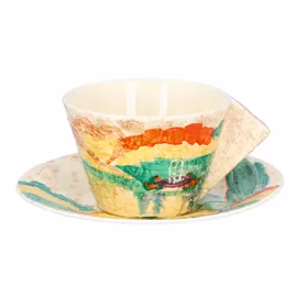 Clarice Cliff ‘Patina’ Conical Cup and Saucer
