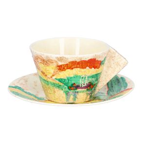 Clarice Cliff ‘Patina’ Conical Cup and Saucer