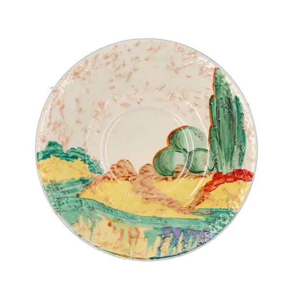 Clarice Cliff ‘Patina’ Conical Cup and Saucer